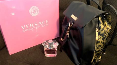 macy's versace women's perfume with backpack|Versace perfume gift with purchase.